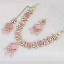 JCM Gold Plated Pota Stone Necklace Set