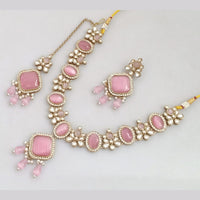 JCM Gold Plated Pota Stone Necklace Set