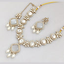 JCM Gold Plated Pota Stone Necklace Set