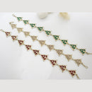 JCM Stylish Crystal Stones and Pearls Sheeshphool 