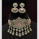JCM Polki Kundan Choker Necklace Set