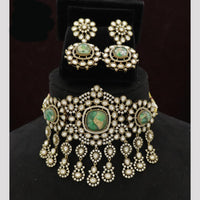JCM Polki Kundan Choker Necklace Set
