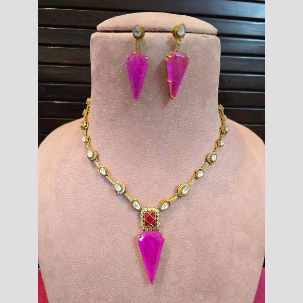 JCM Polki Kundan Necklace Set