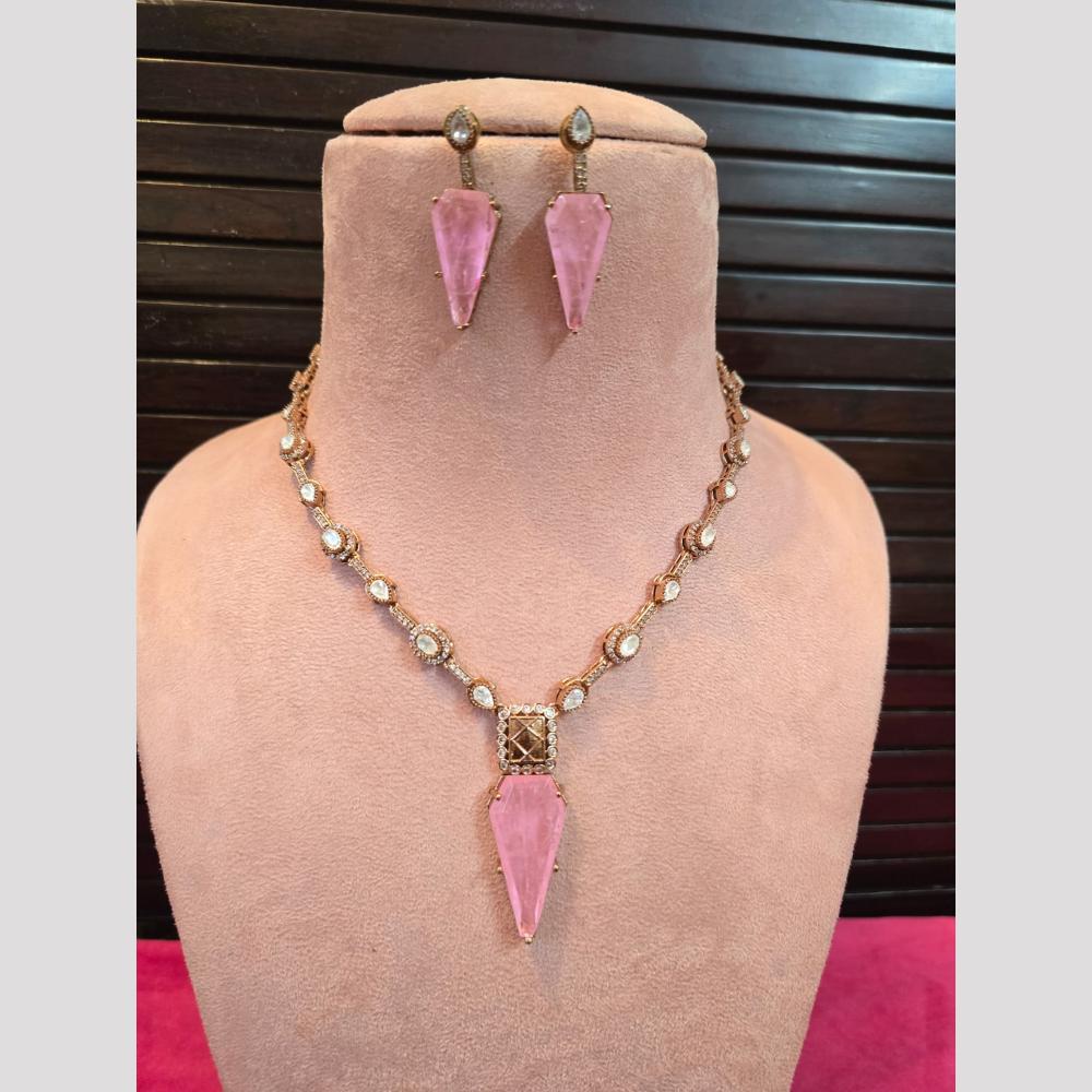 JCM Polki Kundan Necklace Set