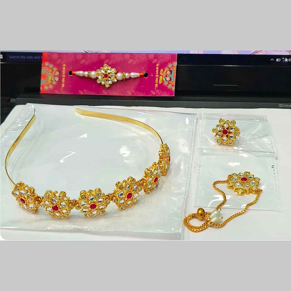 JCM Kundan Stone Combo Set