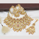 JCM Pota Stone And Pearl Beads Choker Necklace Set 