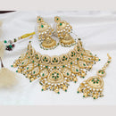 JCM Pota Stone And Pearl Beads Choker Necklace Set