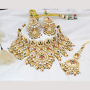 JCM Pota Stone And Pearl Beads Choker Necklace Set