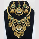 JCM Heritage Pota Stone Necklace – Gold-Plated Shri Krishna Necklace  Set