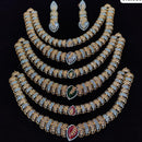 JCM Color-Accent Austrain stone  Necklace Set