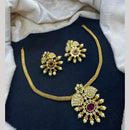 Jcm Elegant Sparkle Austrian Stone Pearls And Beads Necklace Set