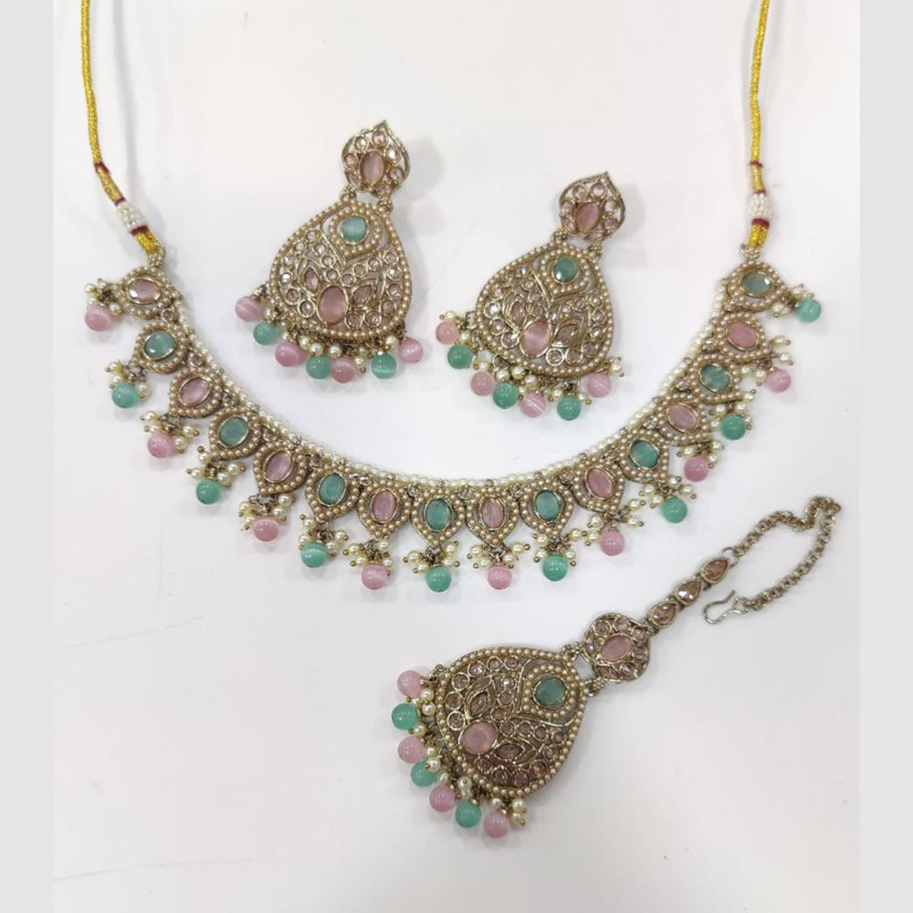 JCM Indian Ethnic Necklace Set – Austrian Crystals, Stylish & Elegant