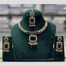 JCM Noor-e-Nazakat Midnight Stone Necklace Set