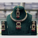 JCM Noor-e-Nazakat Midnight Stone Necklace Set