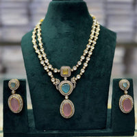 JCM A Symphony of Stones Elegance Carved in Time Necklace Set