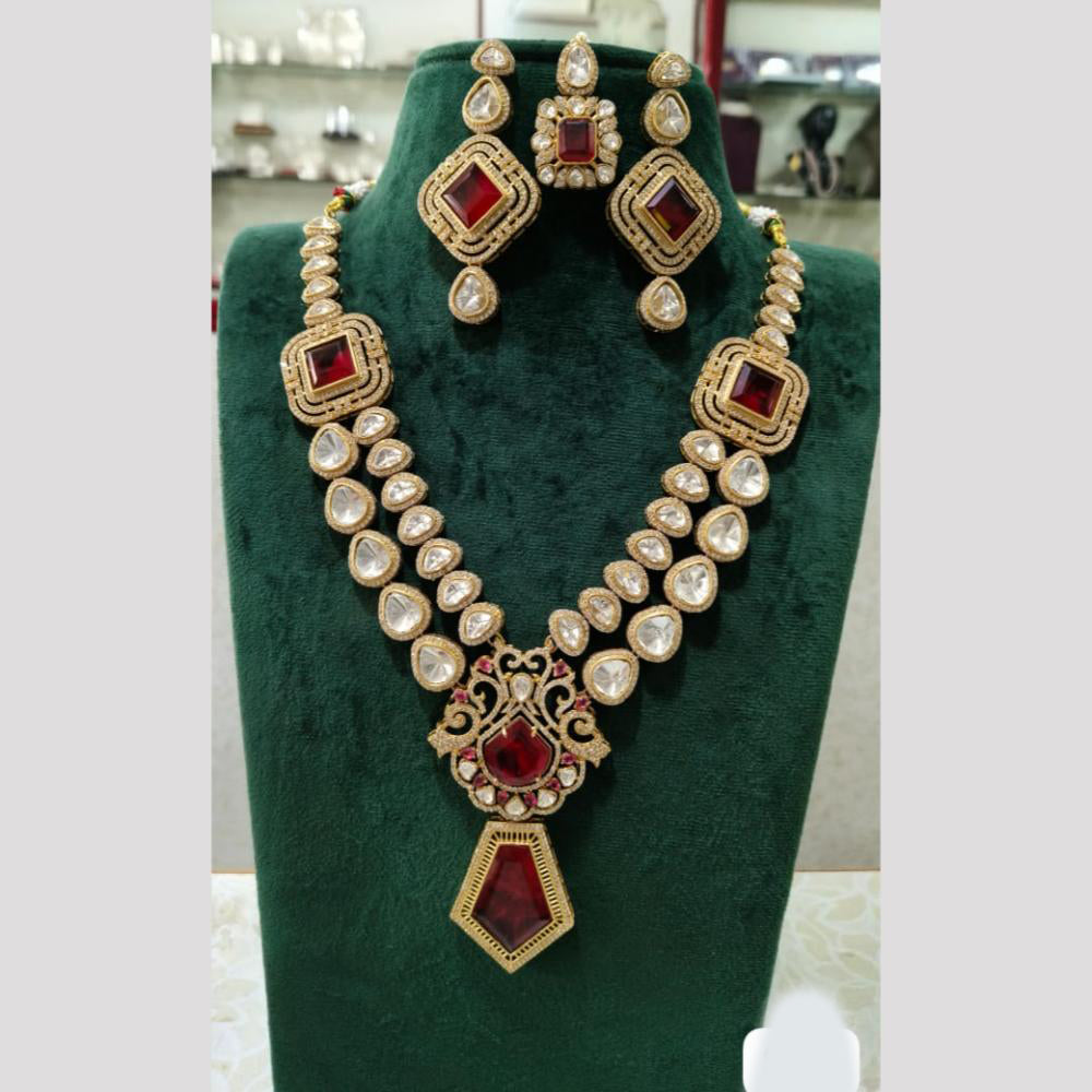 JCM Grand Set Featuring Large Gemstones and Brilliant Sparkle Necklace Set