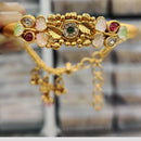 JCM Dainty Gold Eternal Charm Adjustable Bracelet