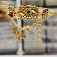 JCM Dainty Gold Eternal Charm Adjustable Bracelet