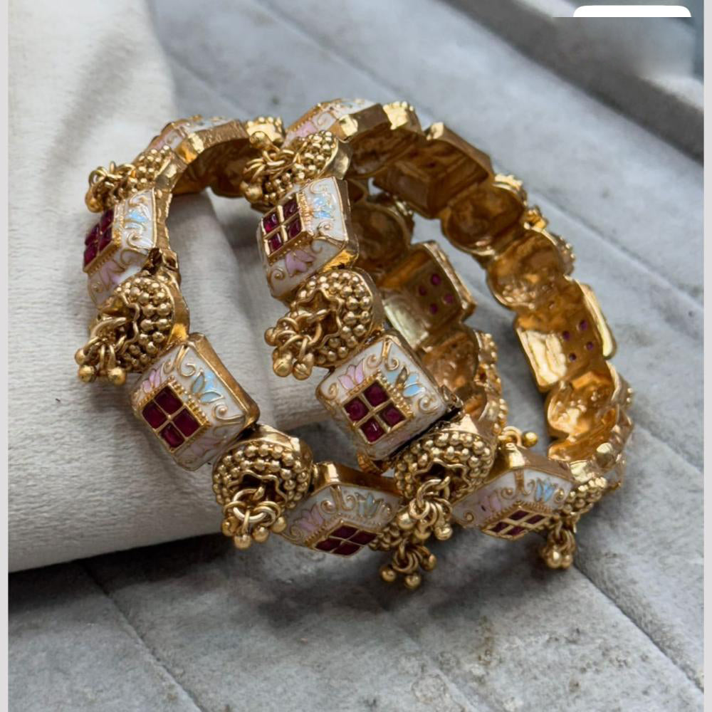 JCM A Legacy Cast in Gold Openable Bangles