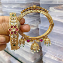 JCM Antique Finish Pota Stone Bangle Set
