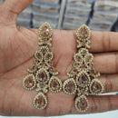 JCM Jewellery  Lightweight  Crystal Stone Dangler Earrings for Party