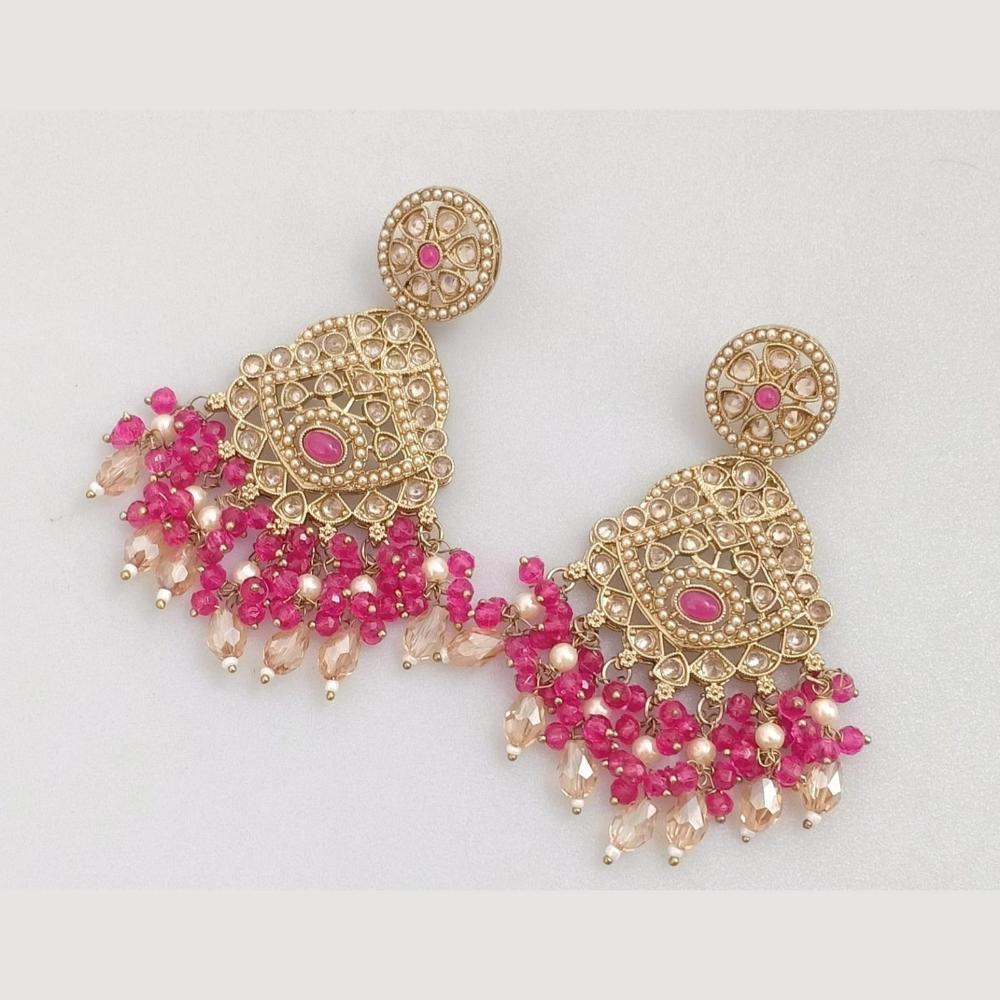 JCM Jewellery Signature Austrian Stone with Beads Layered Earrings