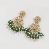JCM Jewellery Signature Austrian Stone with Beads Layered Earrings