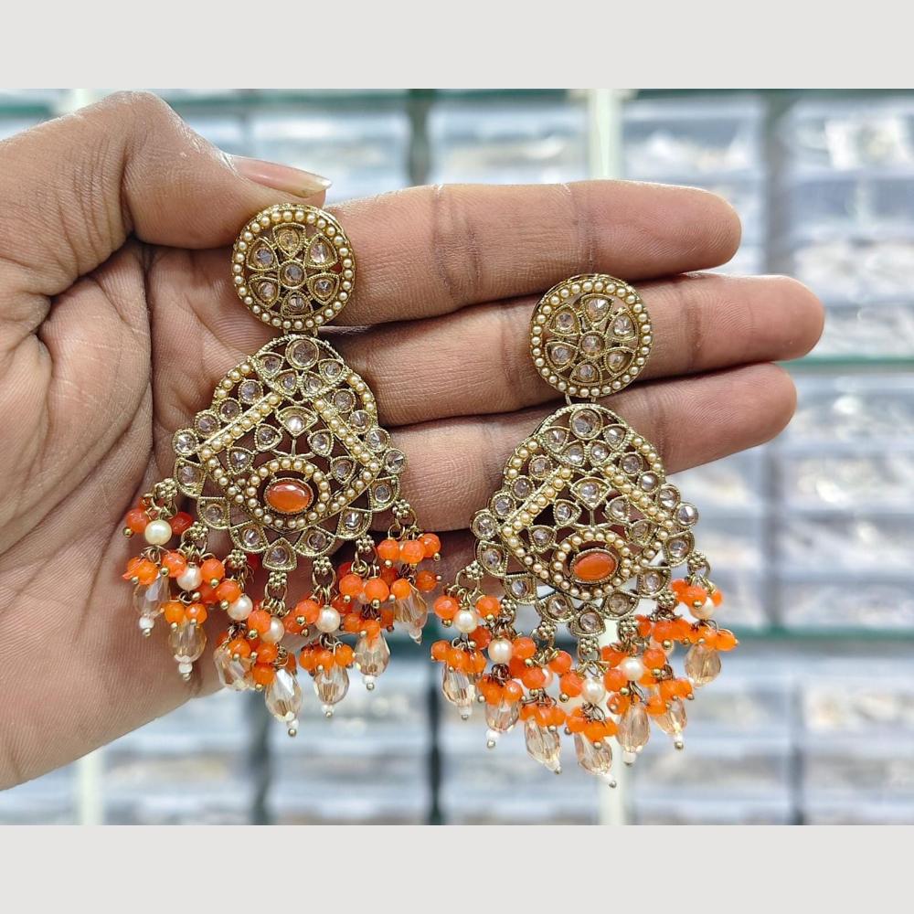 JCM Jewellery Signature Austrian Stone with Beads Layered Earrings