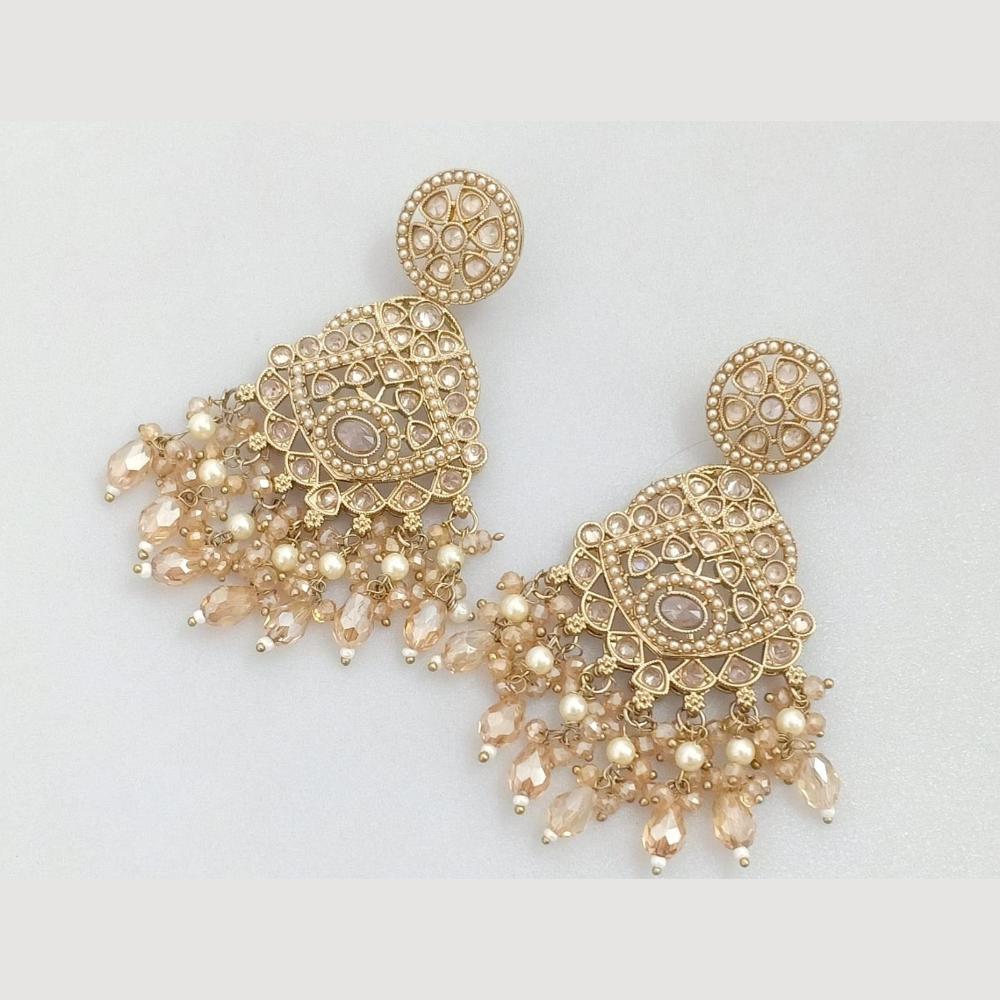 JCM Jewellery Signature Austrian Stone with Beads Layered Earrings