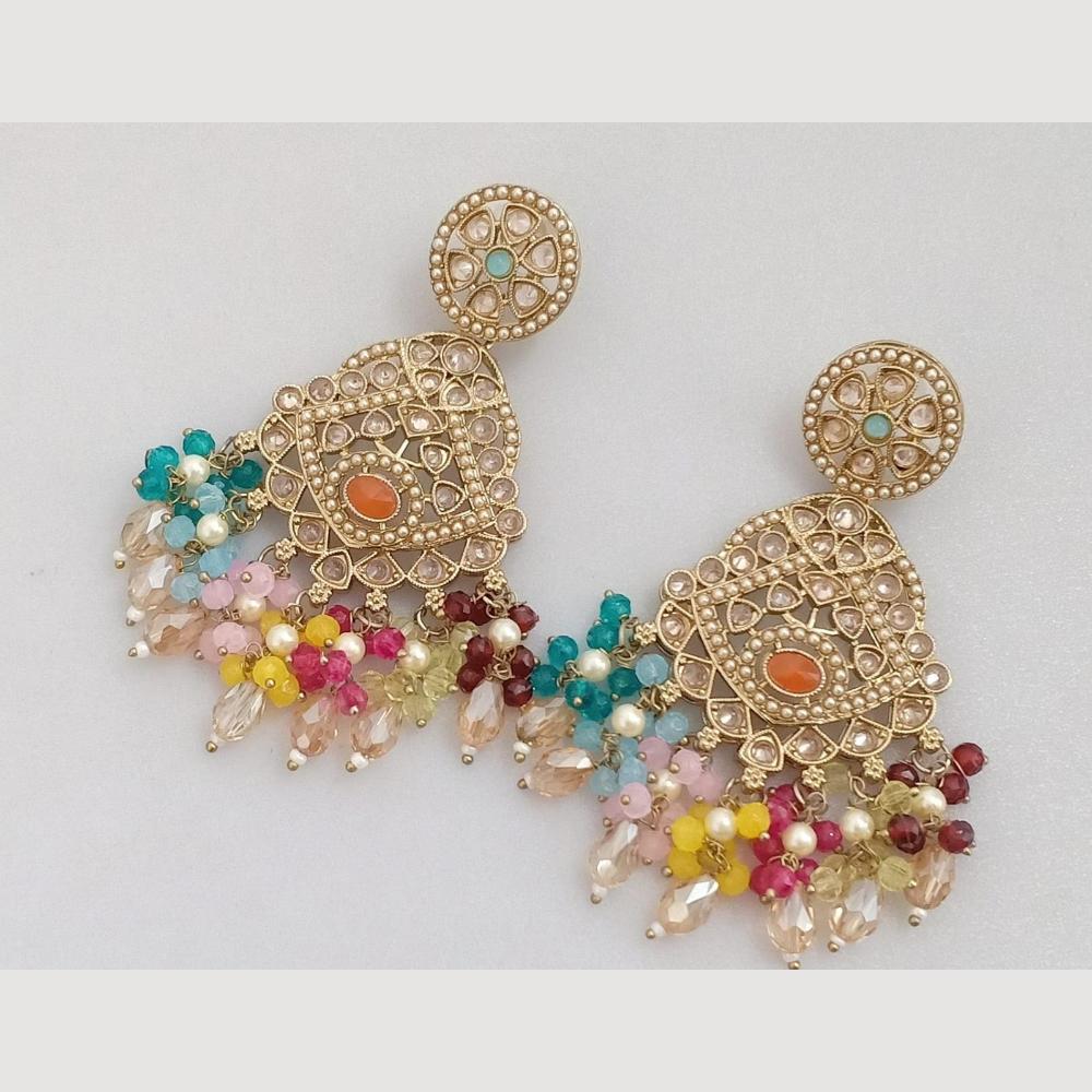 JCM Jewellery Signature Austrian Stone with Beads Layered Earrings