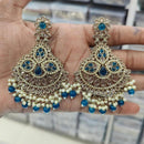 JCM Jewellery Antique Finish Austrian Stone with Beads Layered Earrings