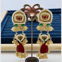 JCM Jewellery Heritage Monalisa Stone Long Dangler Earrings For Traditional & Western Wear
