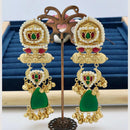 JCM Jewellery Heritage Monalisa Stone Long Dangler Earrings For Traditional & Western Wear