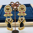 JCM Jewellery Heritage Monalisa Stone Long Dangler Earrings For Traditional & Western Wear
