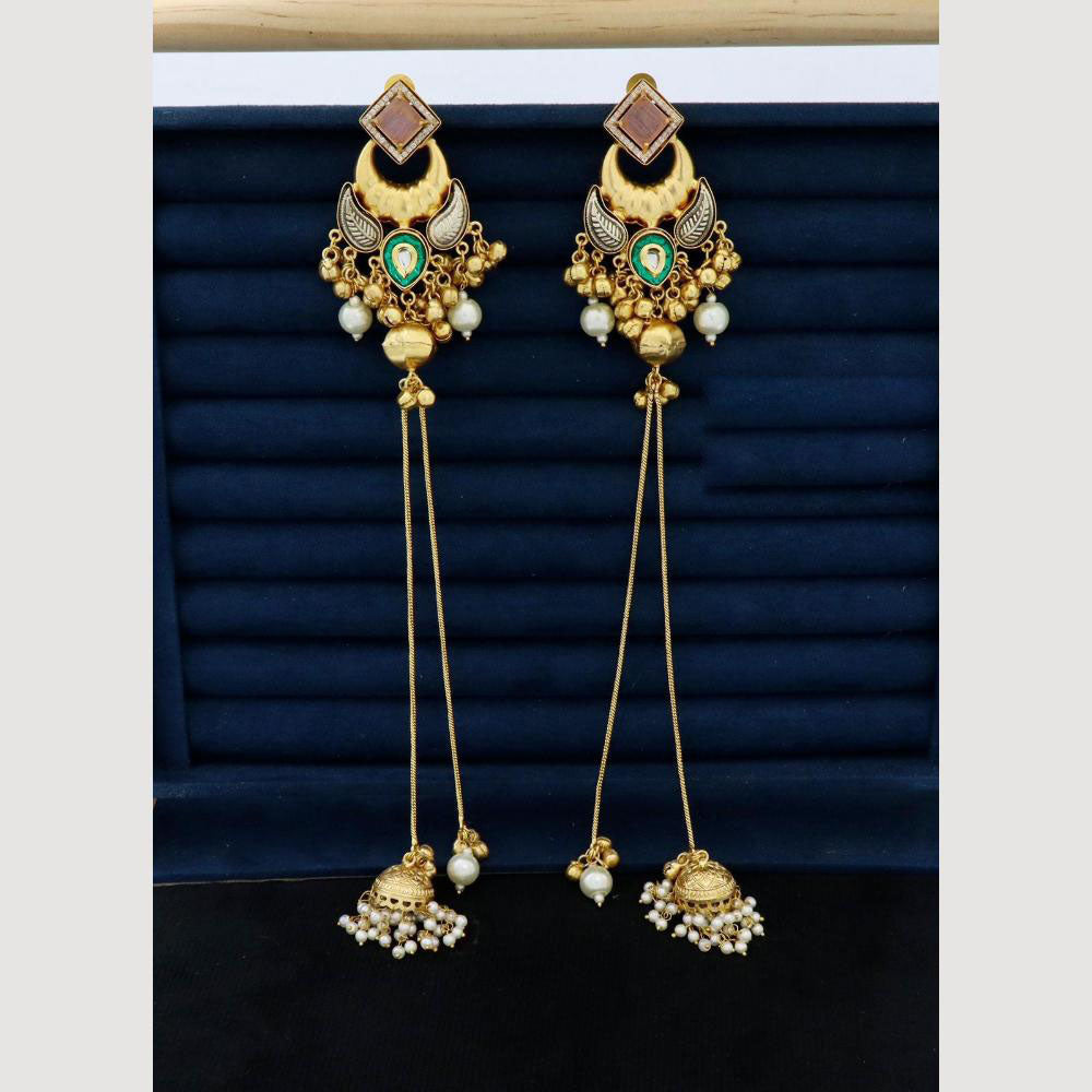 JCM Ethnic Charm Drop Dangler Earrings For Every Occassions