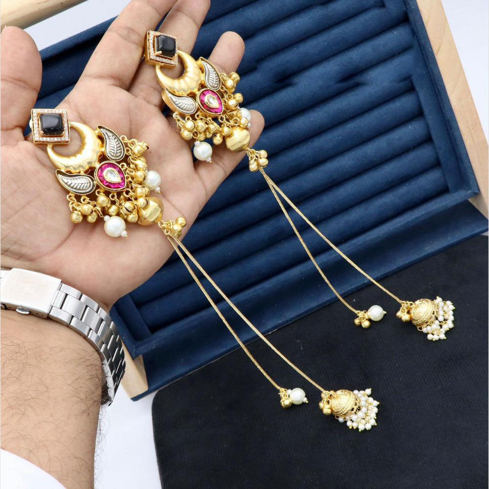 JCM Ethnic Charm Drop Dangler Earrings For Every Occassions
