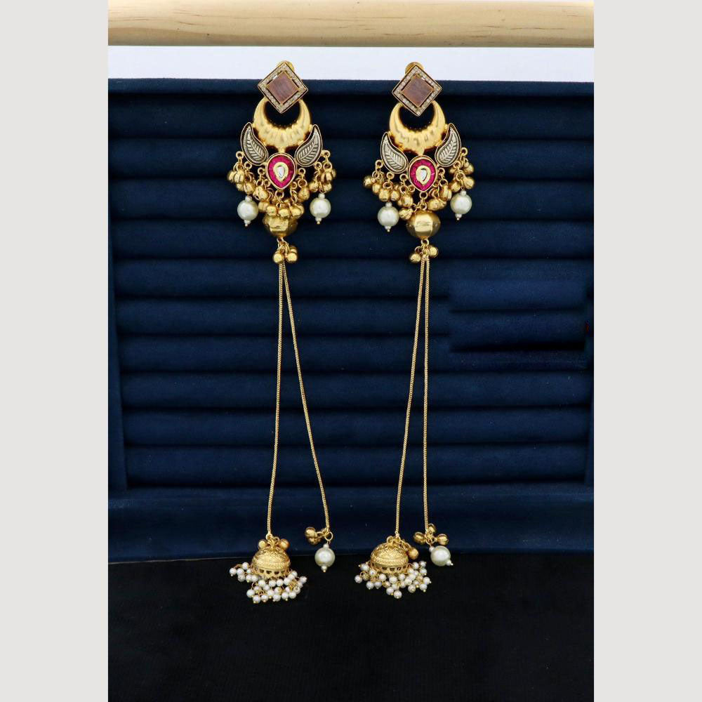 JCM Ethnic Charm Drop Dangler Earrings For Every Occassions