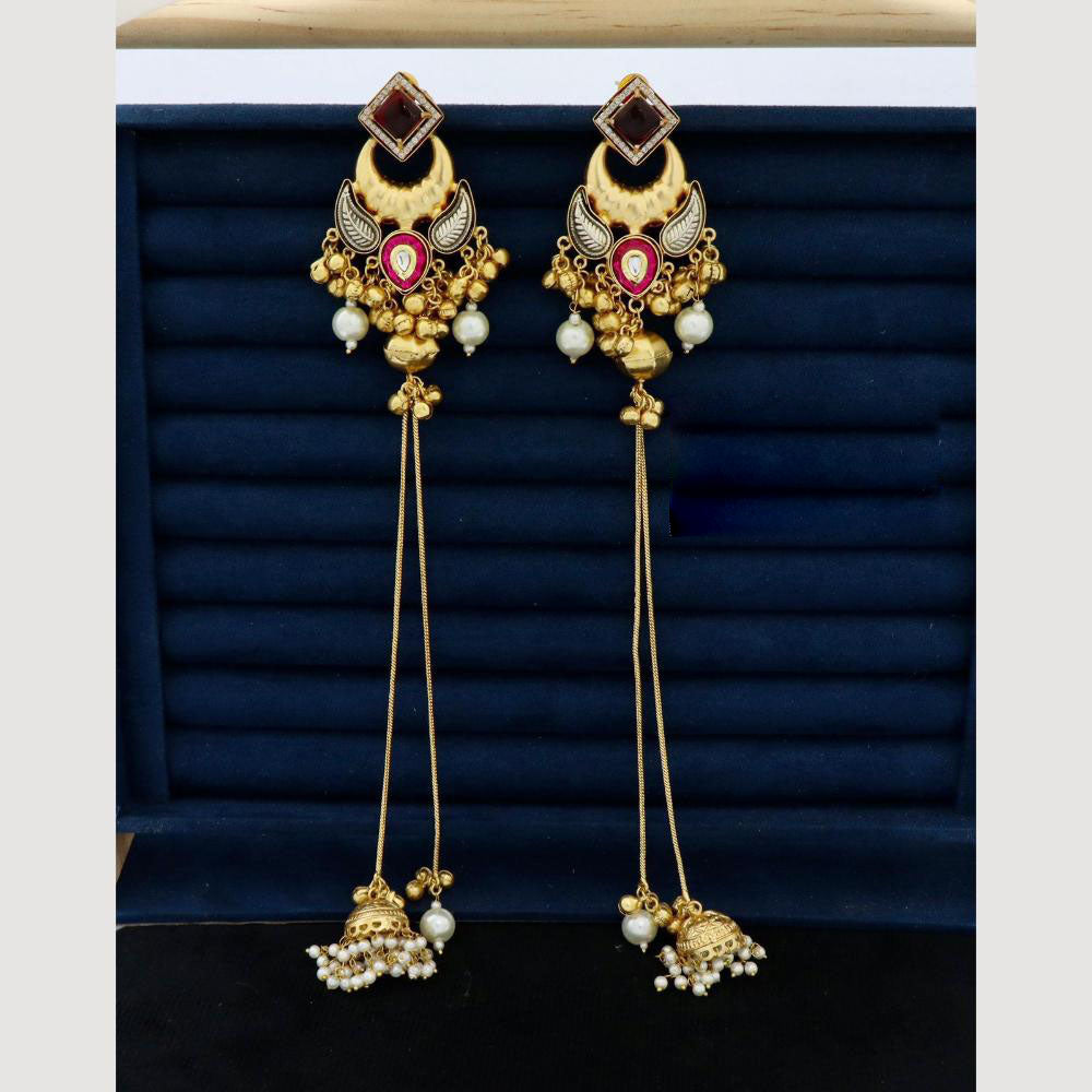 JCM Ethnic Charm Drop Dangler Earrings For Every Occassions