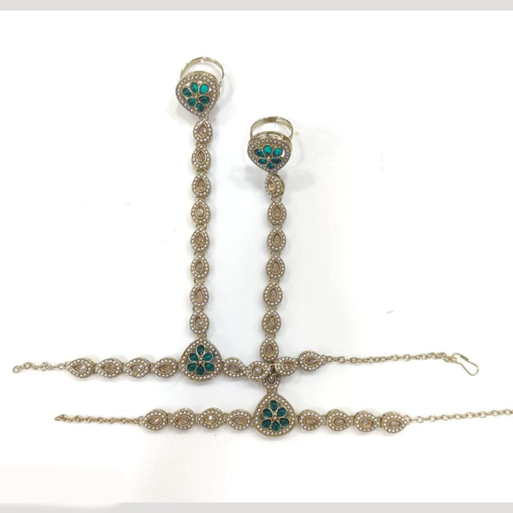 JCM Antique Hand Harness Set with Dual Ring Chains