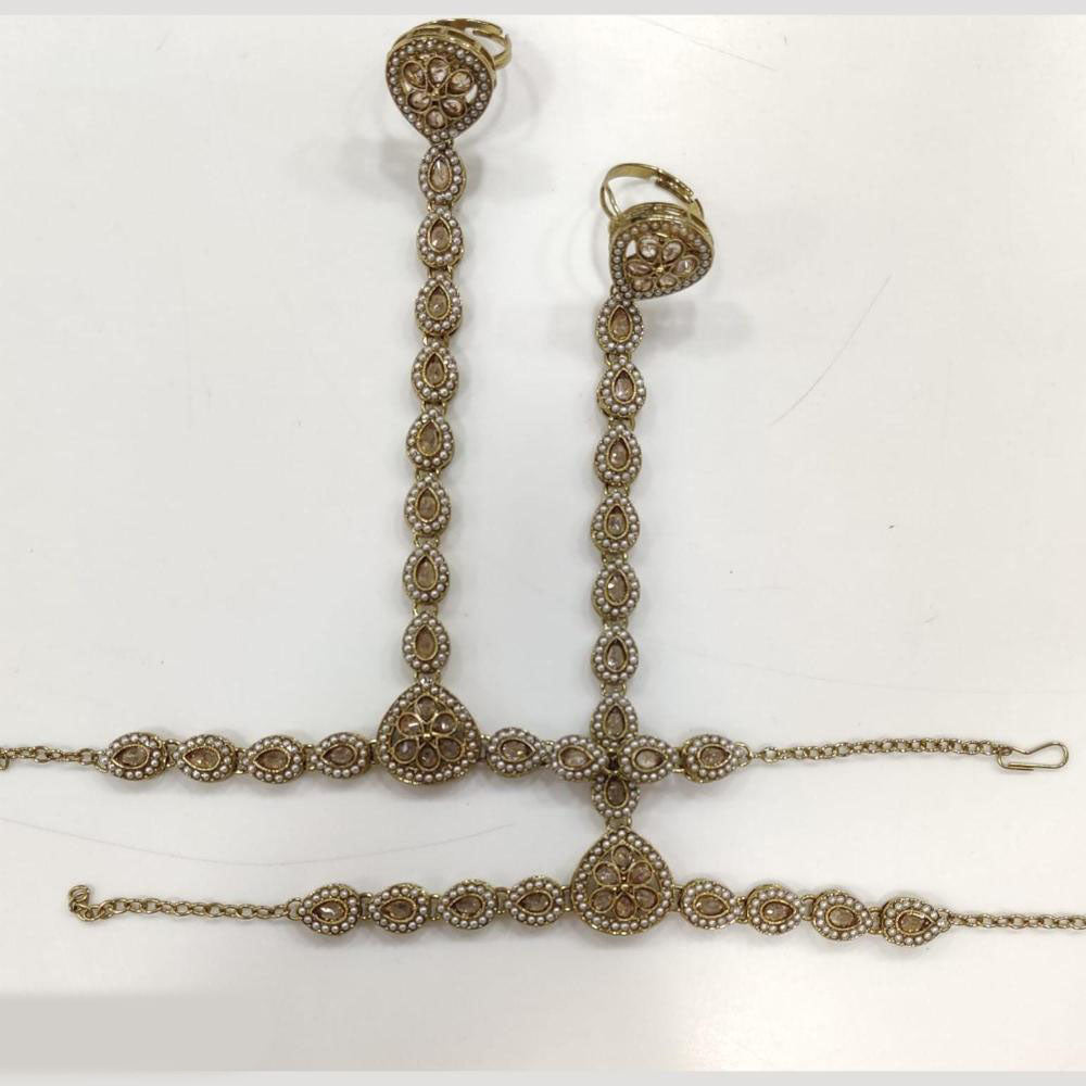 JCM Antique Hand Harness Set with Dual Ring Chains