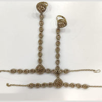 JCM Antique Hand Harness Set with Dual Ring Chains