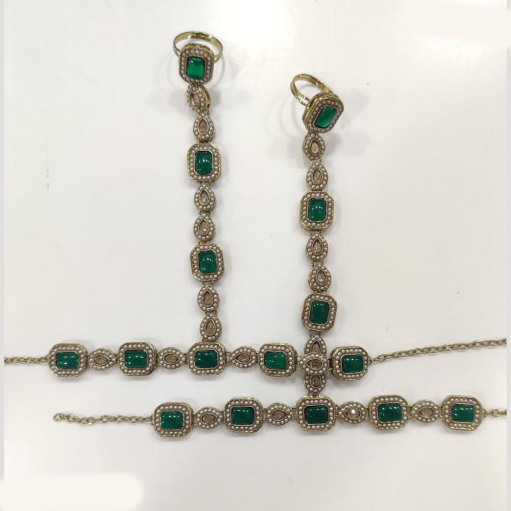 JCM Antique Hand Harness Set with Dual Ring Chains