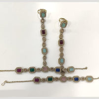JCM Antique Hand Harness Set with Dual Ring Chains