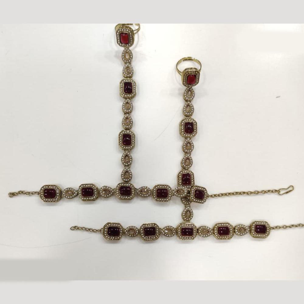 JCM Antique Hand Harness Set with Dual Ring Chains
