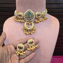 JCM Timeless Elegant Pota Stone And Pearl Necklace Set