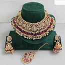 JCM Premium Pota Stone Pearl And Beads Necklace Set