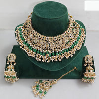 JCM Premium Pota Stone Pearl And Beads Necklace Set