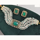 JCM Pearl and Beads Traditional Choker Necklace Set