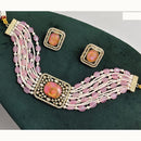 JCM Pearl and Beads Traditional Choker Necklace Set