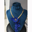 JCM Floral Design Austrian Stone Chain Pendant